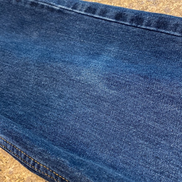 Gap Blue Button Fly Jeans Special Denim Straight Fit Tag Says W32 L30 - Picture 8 of 16